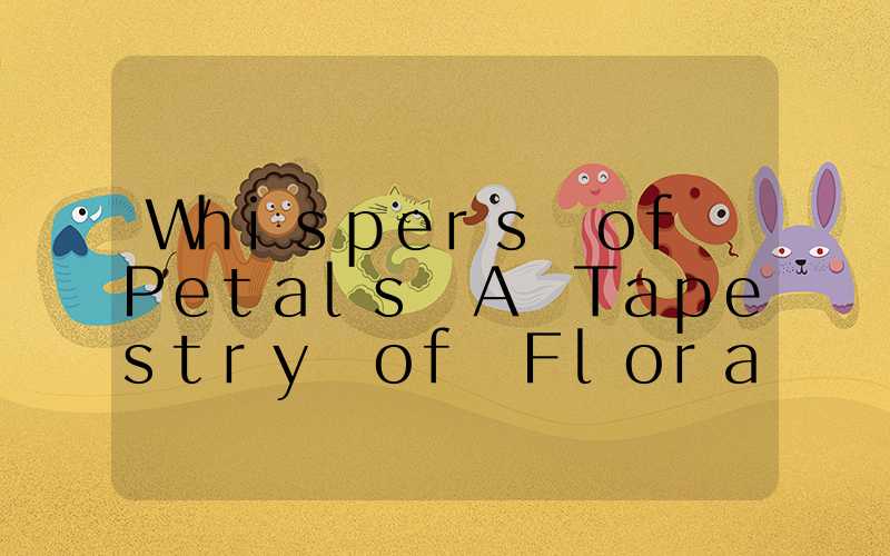 Whispers of Petals A Tapestry of Floral Language in Brief English Verse